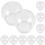 30Pcs Clear Plastic Snow Globes DIY Water Globe Storage Props 2