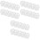 30Pcs Clear Plastic Snow Globes DIY Water Globe Storage Props 4