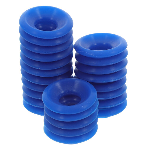 72Pièces Joint Bouteille Silicone Bleu Usage 2