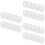 30Pcs Clear Plastic Snow Globes DIY Water Globe Storage Props 7