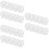 30Pcs Clear Plastic Snow Globes DIY Water Globe Storage Props 8