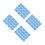 96Pièces Garnitures Silicone Bleu Pour Bouteilles Usage 6