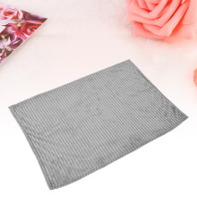 Fine Workmanship Flannel Blanket Plush & Light Breathable & Soft Grey Throw