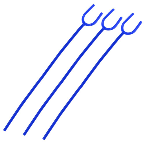 9Pcs Durable PVC Stethoscope Extension Tubes Flexible Dark Blue 1