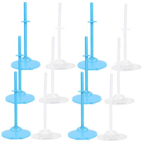 Mlins  2 Pack Desktop Doll Display Stand Shelf Dolls Standing 2