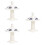 3Pièces Sucettes Bébé Silicone Blanche, Multiusage Confortables 7
