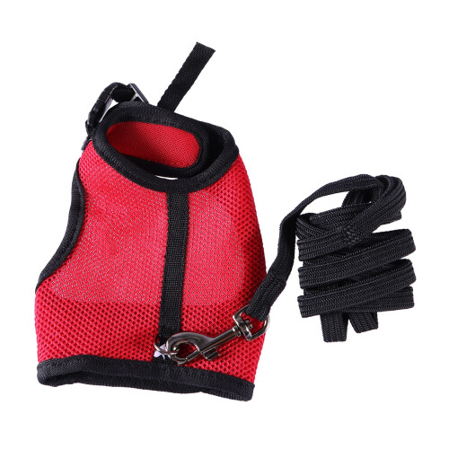 3Pcs Bunny Leash Lead Ultra-Soft Adjustable Rabbit Harness for Walking 1