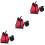 3Pcs Bunny Leash Lead Ultra-Soft Adjustable Rabbit Harness for Walking 5