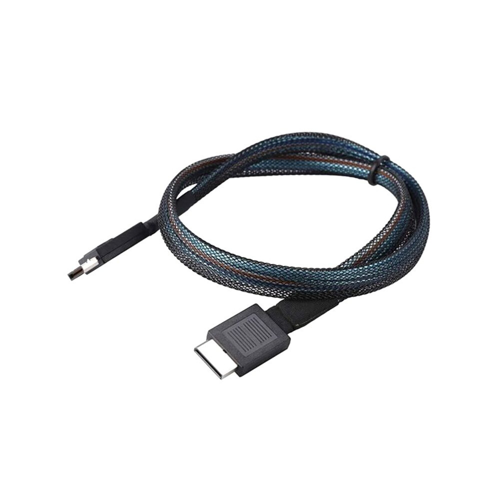 Pcie4.0 Sas Cable 24Gbps Oculink Data Extension Cable Sff-8611 To Sff-8611 Server Data Transfer (0.5M) 6031164892952