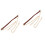 2Pcs Retro Brown Chain Purse Strap with Buckles for Medium Bag 4