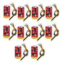 10PCS CT14 Stereo 4.2 Power Amplifier Board Module 3.7v 5V 5W+5W with Charging Port for Refitting Sound Box