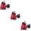 3Pcs Bunny Leash Lead Ultra-Soft Adjustable Rabbit Harness for Walking 9