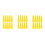 30Pcs Yellow Plastic Yarn Cones for Sewing Kit and Thread Management 4