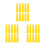 30Pcs Yellow Plastic Yarn Cones for Sewing Kit and Thread Management 5