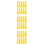 30Pcs Yellow Plastic Yarn Cones for Sewing Kit and Thread Management 8