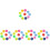 50Pcs Durable PP Numbered Balls Assorted Colors for Party Fun 6