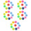 50Pcs Durable PP Numbered Balls Assorted Colors for Party Fun 8