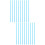 4Packs Sky Blue Paper Cake Sticks for Candy and Baking 7