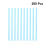 4Packs Sky Blue Paper Cake Sticks for Candy and Baking 8