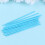 4Packs Sky Blue Paper Cake Sticks for Candy and Baking 11