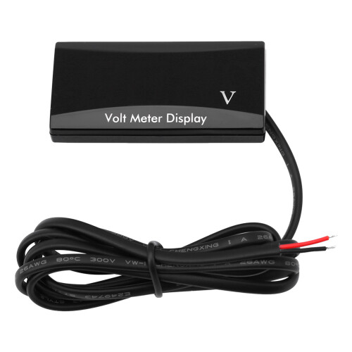 Blue 12V Digital Voltmeter for Vehicles 1