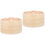 2Ensembles Panier Alimentaire Bambou Khaki Multi-Usage 4