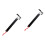 2Pcs Durable Multi-Use Tent Stake Hammer for Outdoor Camping Black 5