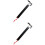 2Pcs Durable Multi-Use Tent Stake Hammer for Outdoor Camping Black 6