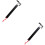 2Pcs Durable Multi-Use Tent Stake Hammer for Outdoor Camping Black 7