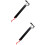 2Pcs Durable Multi-Use Tent Stake Hammer for Outdoor Camping Black 8