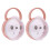 4Pcs Baby Pacifier Protective Case Pink Portable Storage Holder 11