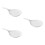 3Pièces Bols À Main Blancs Plates Pour Apéritifs Repas 9