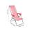 2Pcs Mini Red Beach Lounge Chair Model Plastic Cloth Decoration 9