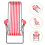 2Pcs Mini Red Beach Lounge Chair Model Plastic Cloth Decoration 10
