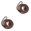 2Pièces Laisse Nylon Marron Ajustable Résistante Pour 3