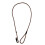 2Pièces Laisse Nylon Marron Ajustable Résistante Pour 8