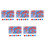 250Pcs Multi Plastic Math Manipulative Chips Ten Frame Counting Tokens 6