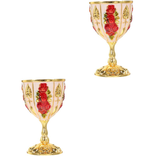 2Pièces Tasses À Métal Style Rétro Résistantes 2