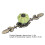 2pcs Hand Painted Green Pumpkin Ceramic Drawer Knobs 4cm Stylish Cabinet Handles 11
