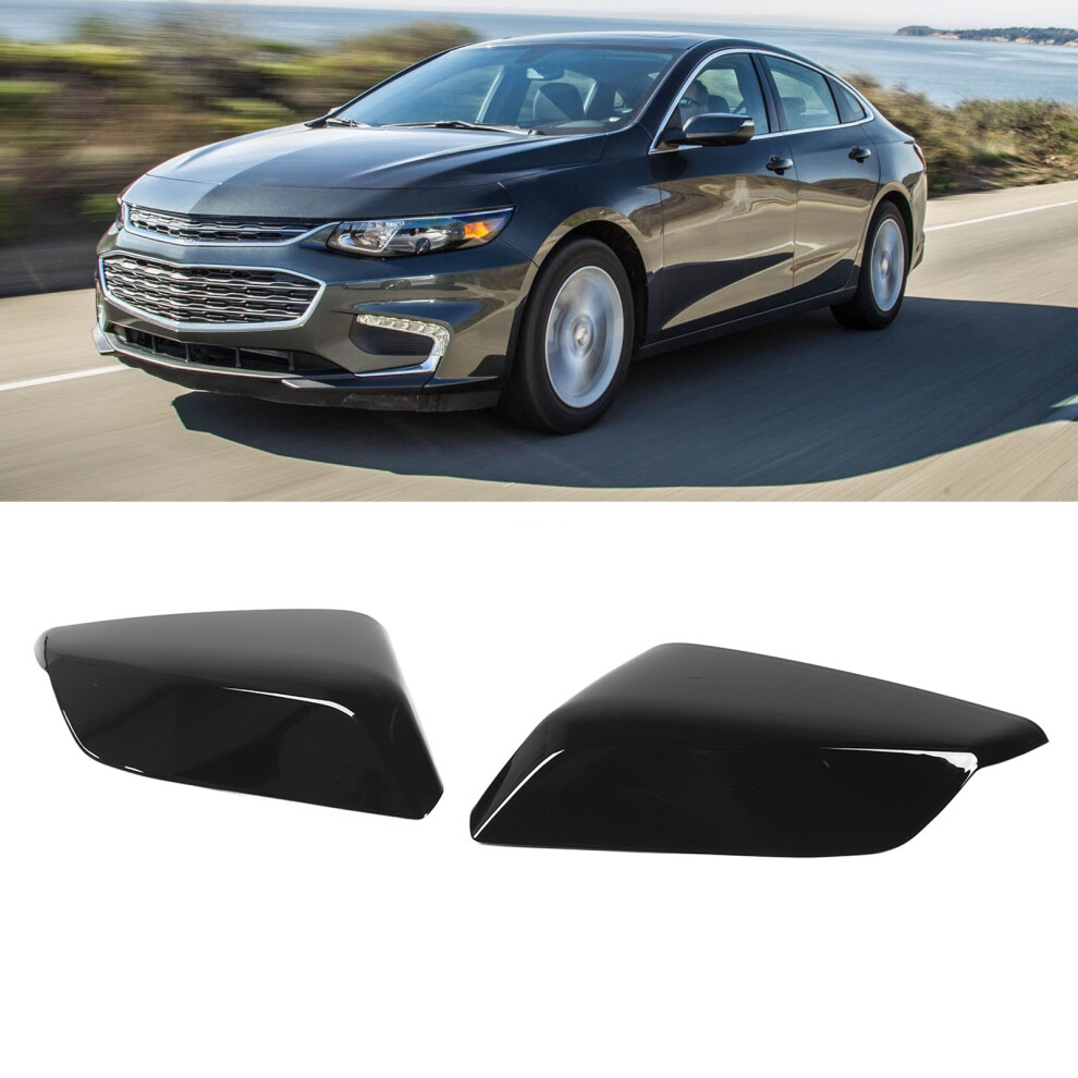 Glossy Mirror Cap Pair 84026842 Malibu Black 7340572613769