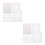 2 Pcs Book Cover Dad Clear Textbook Protector Transparent Sleeve 6