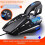 G10 USB Wired Macro Programming Gaming Mouse Colorful Water-Cooled Light 7200 DPI with LED Backlight 7 Button Black 3
