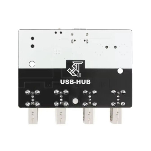 2Pcs USB Conector CH334 Hub Module 4 Interface USB2.0 Hub 40MB/S 5V XL-USBHUB USB-A TYPE-C DC5.5x2.1 Interface 2