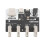 2Pcs USB Conector CH334 Hub Module 4 Interface USB2.0 Hub 40MB/S 5V XL-USBHUB USB-A TYPE-C DC5.5x2.1 Interface 4