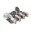 2Pcs USB Conector CH334 Hub Module 4 Interface USB2.0 Hub 40MB/S 5V XL-USBHUB USB-A TYPE-C DC5.5x2.1 Interface 6
