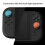 For Switch2 Case Plastic Grip Protective Shell+Joystick Caps Kit for  Switch2 NS2 Grip Case Dust-Proof Cover B 5