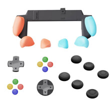 Para Switch2 Case Capa Protetora de Plástico + Tampas de Joystick + Kit de Teclas de Direção para Switch2 Case Capa À Prova de Poeira B