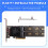 Scheda di Espansione PCIe M.2 Split-Free PLX8747 Modulo Integrato Supporta Quattro Slot SSD M.2 A Mezza Altezza/Altezza Intera 7