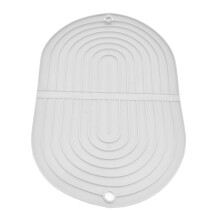 Faltbare Wärmedämmende Geschirrabtropfmatte 24,5x39,5cm Weiß