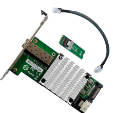 M.2 Key M to 10G SFP+ Network Card for 82599 Chipset with SFF-8087 Cable